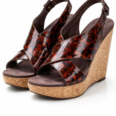 Sandali con zeppa UGG con plateau in sughero