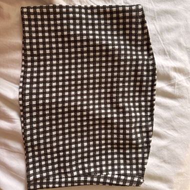 Checkered skirt