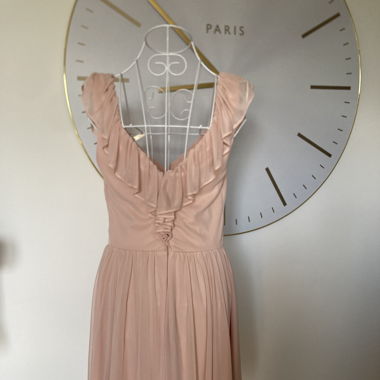Robe de fête en abricot