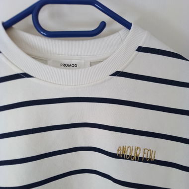 Pull à rayures Amour fou 