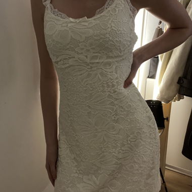 Butter Yellow Lace Dress