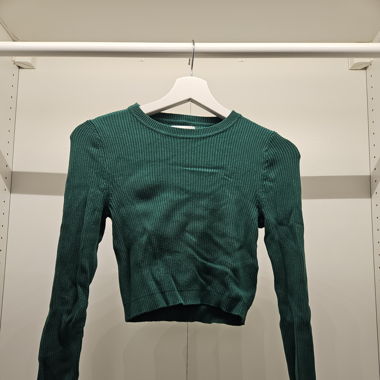 green open back top