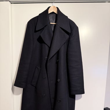 Doppelreihiger Mantel mit Gürtel (Zara, Grösse M)