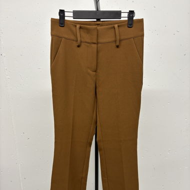 Stoffhose aus Viskose Gr. 36 gerades Bein braun