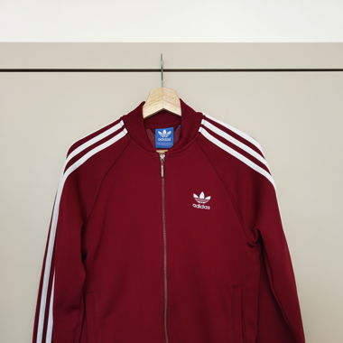 Adidas zip track top (S)
