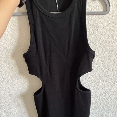 Robe noir courte 