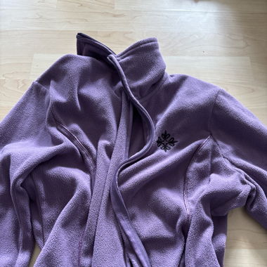 Fleece Jacke lila M