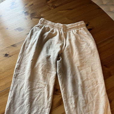 Jogging droit beige 