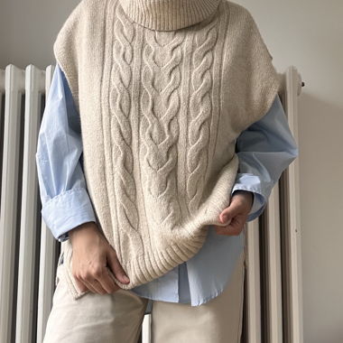 Pollunder Hallhuber beige