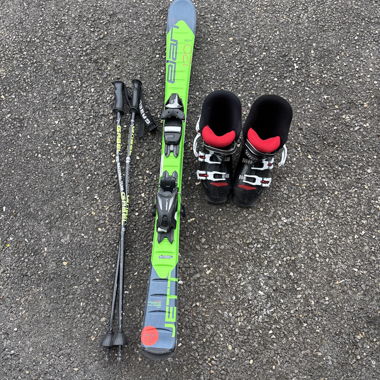 Set de skis pour enfants -23.5 /120 cm