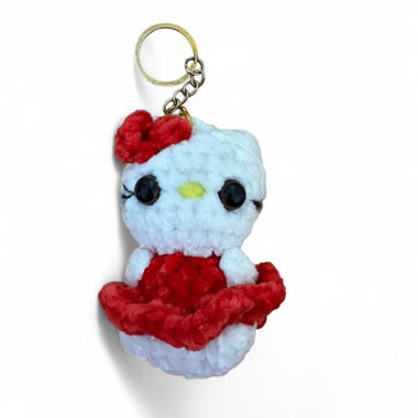 handmade Hello Kitty keychain/ hanger