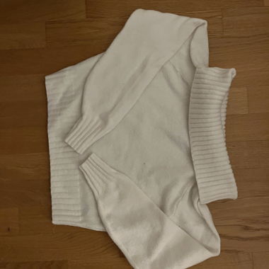Pull à col roulé blanc Hollister XS
