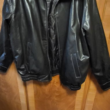 Veste en cuir oversize de Motel