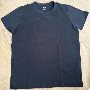 Schwarzes T-Shirt, Grösse M