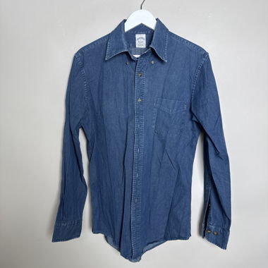 Chemise en jean bleue