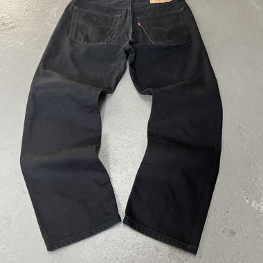 Jeans in denim grezzo nero Levi's 521 02 W33 L32