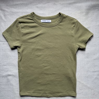 Pull&Bear T-Shirt Grün
