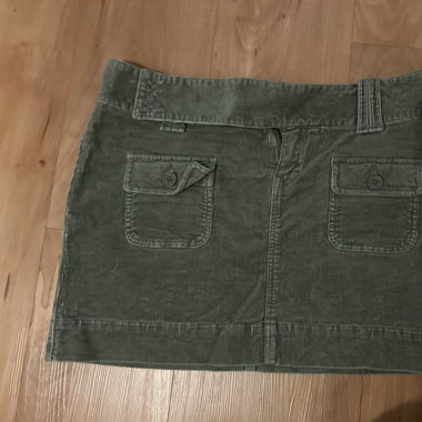 Cute cord mini skirt