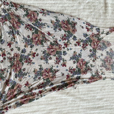 Abito floreale con spalline