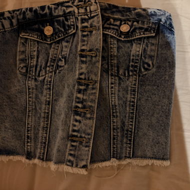 Corset en jean 