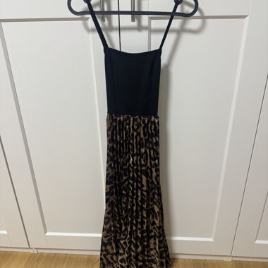 Leopard Print Slip Dress