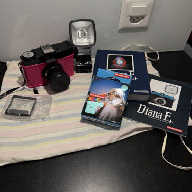Original DIANA F Filmkamera mit Zubehör 