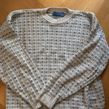 Towncraft Strickpullover, Gr. XL, beige, Vintage