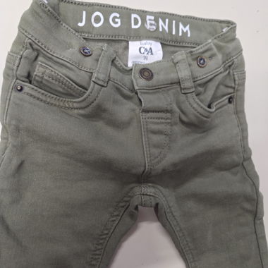 Green baby trousers "Howdy Cowboy"