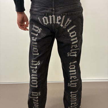Jeans avec imprimé