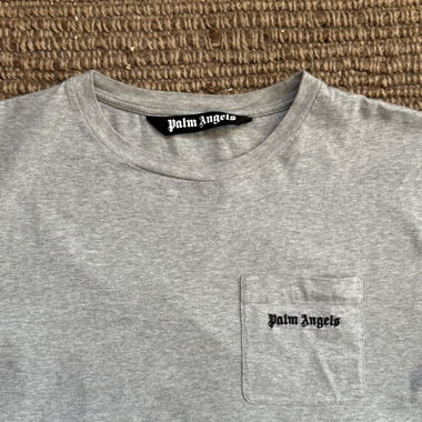 T-shirt grigio Palm Angels