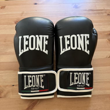 Guantoni da boxe Leone Flash 12 oz neri