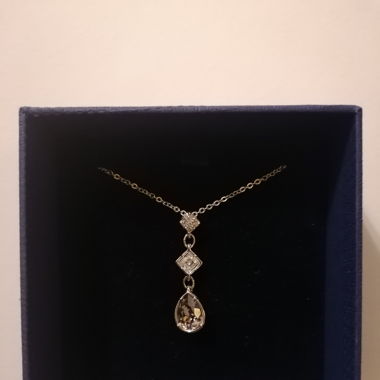 Swarovski silver necklace