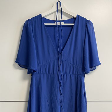 Blaues Kleid