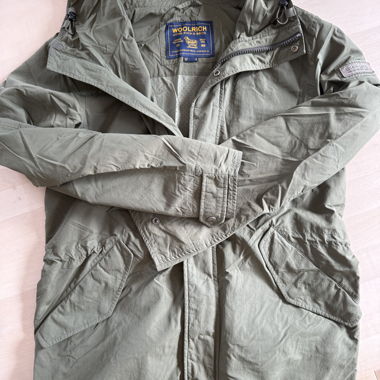 Woolrich John Rich & Bros Parka mit Kapuze, khaki, Grösse M