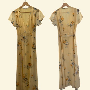 Floral Wrap Dress