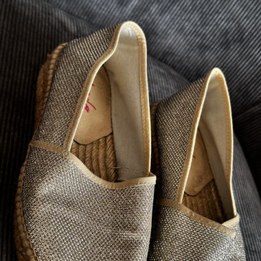 Aedo Glitzer-Espadrilles 