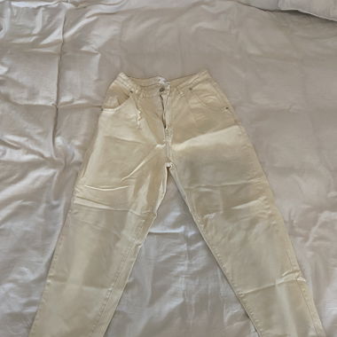 Off White Mango Pants