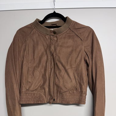 Faux leather jacket