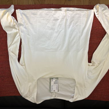 White Long-Sleeve Top