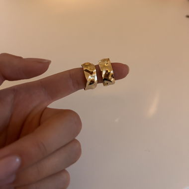 Ohrringe plated in Gold