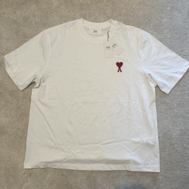 T-Shirt AMI Paris weiss