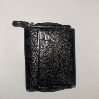 Leather Wallet with Floral Lining