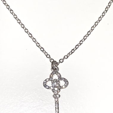 Neu Damen Halskette mit Steinchen