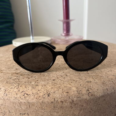 Black Oval Sunglasses