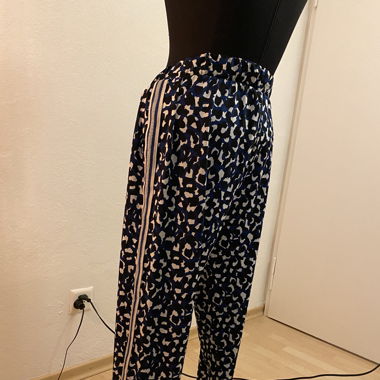 Pantaloni da Allenamento Cool con Motivo Pantera Blu
