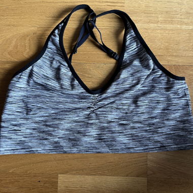Reggiseno sportivo nero/grigio