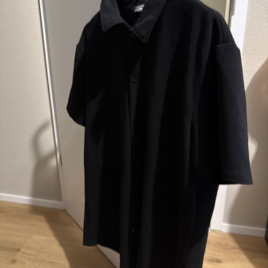 Cappotto nero oversize