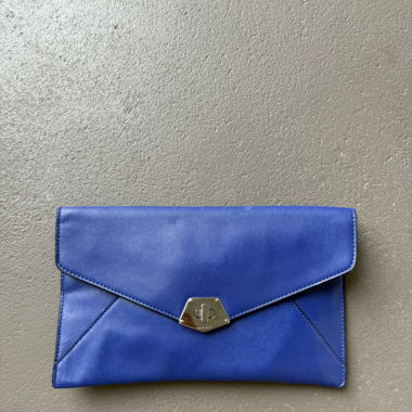 BLUE CLUTCH BAG - NINE WEST