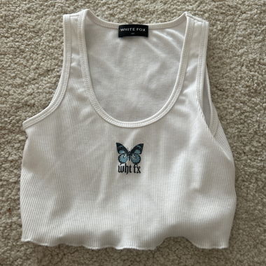 White Fox Tank Top