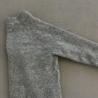 Pull en laine gris